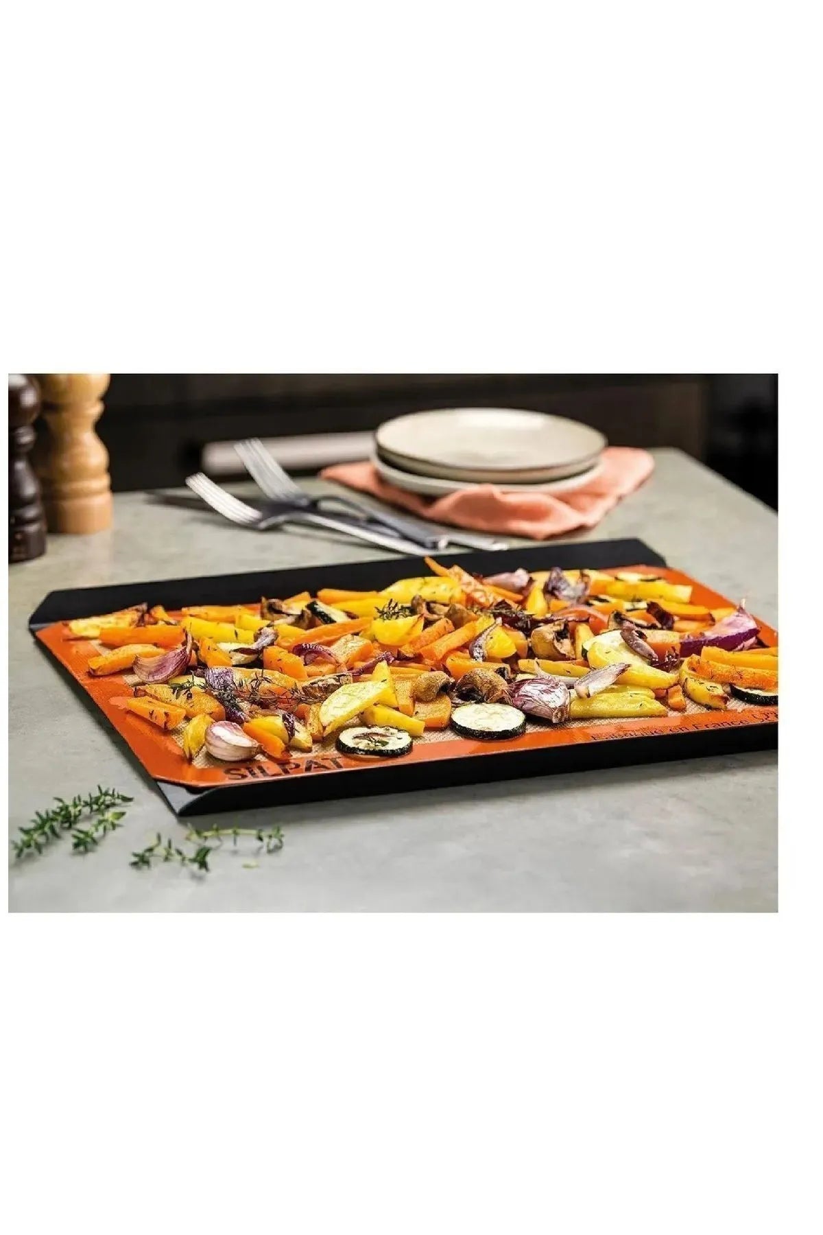 Silpat 30x40 Fırınlanabilir Yıkanabilir Kendinden Yağlı Silikon Pişirme (Ücretsiz Kargo)