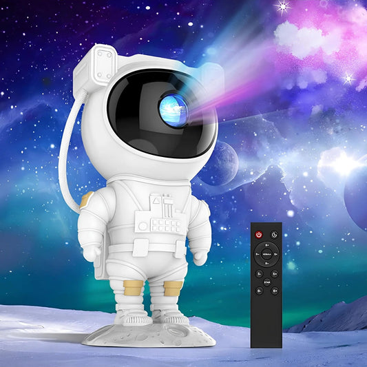 Astronot Tasarım Galaxy Yıldız Plazma Gökyüzü Gece Lambası